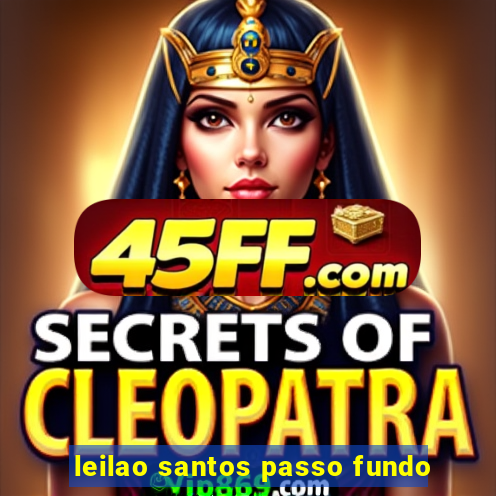 leilao santos passo fundo